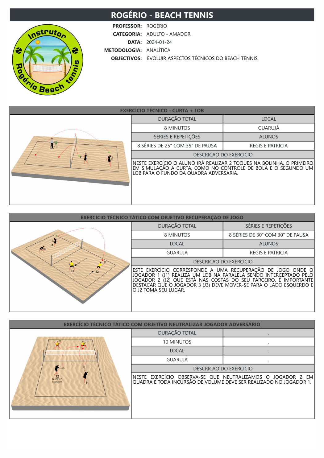 treino rogerio site